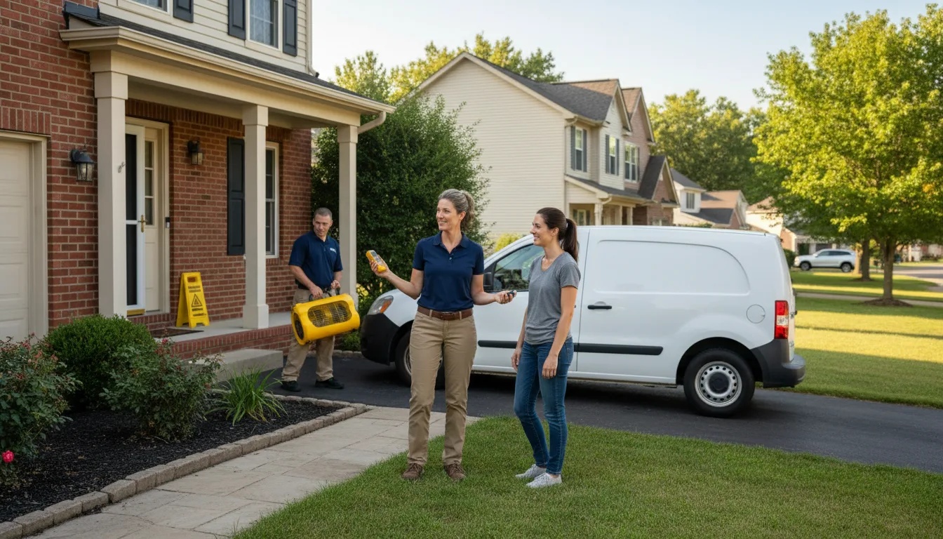 Residential water damage restoration in Isleta, NM